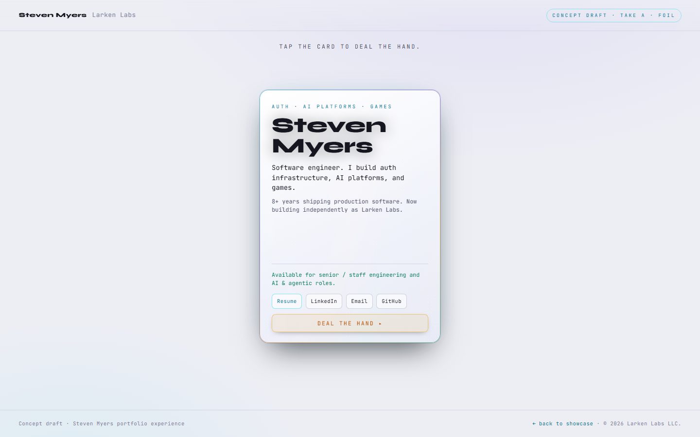 Foil concept preview